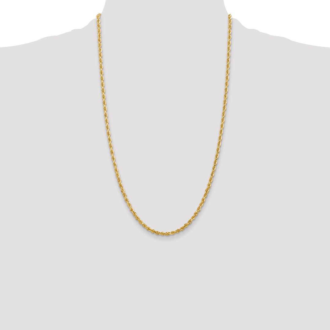 14k 3.35mm D/C Quadruple Rope Chain