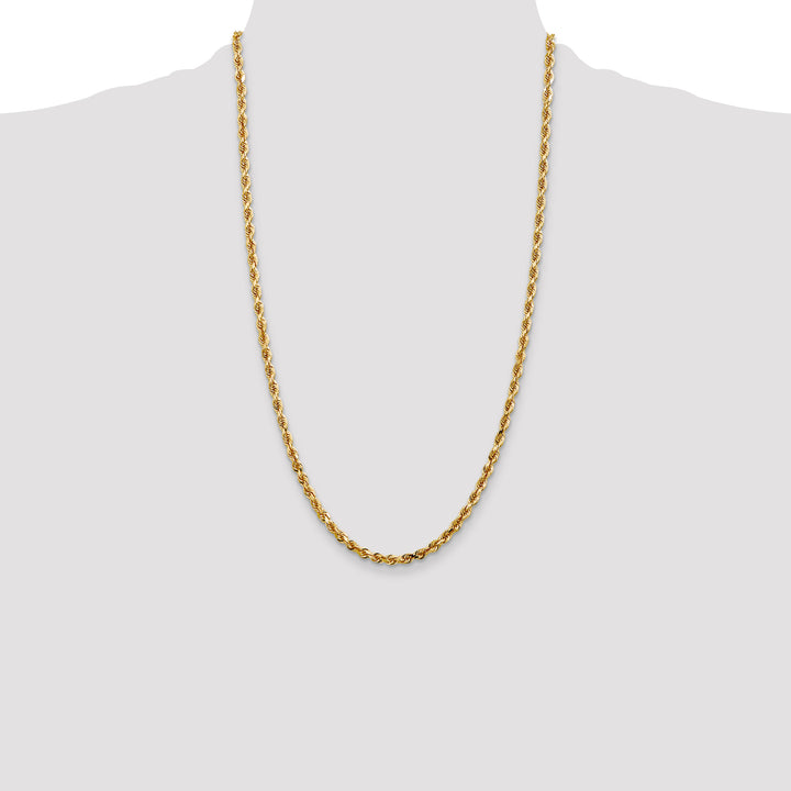 14k 4.0mm D/C Quadruple Rope Chain