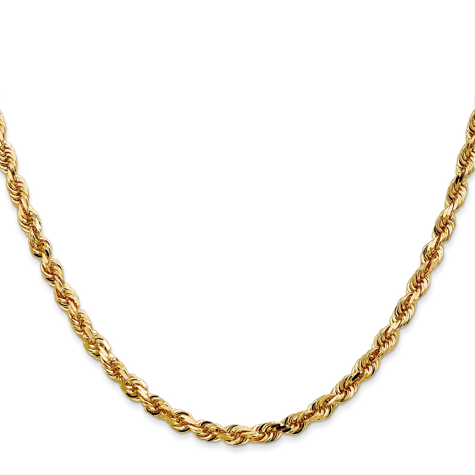 14k 4mm D/C Quadruple Rope Chain