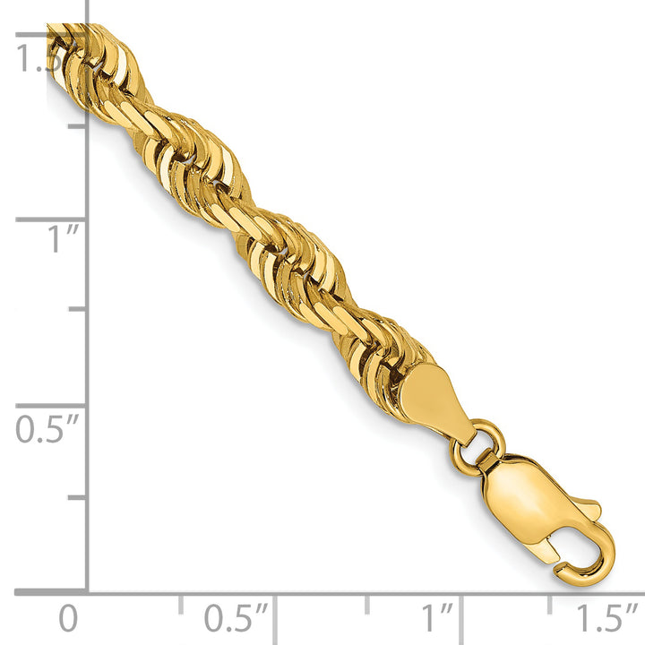 14k 5.0mm D/C Quadruple Rope Chain