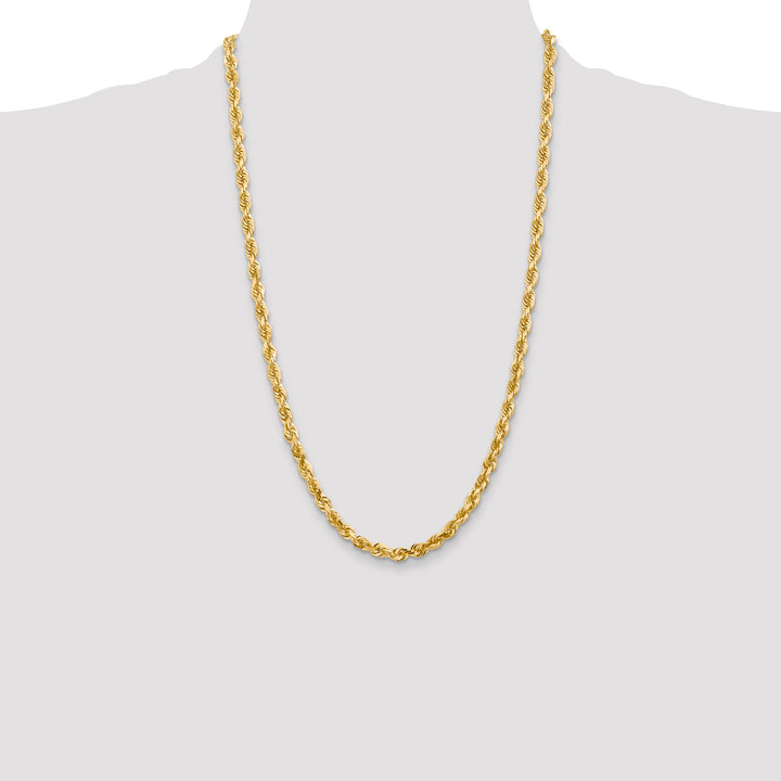 14k 5.0mm D/C Quadruple Rope Chain