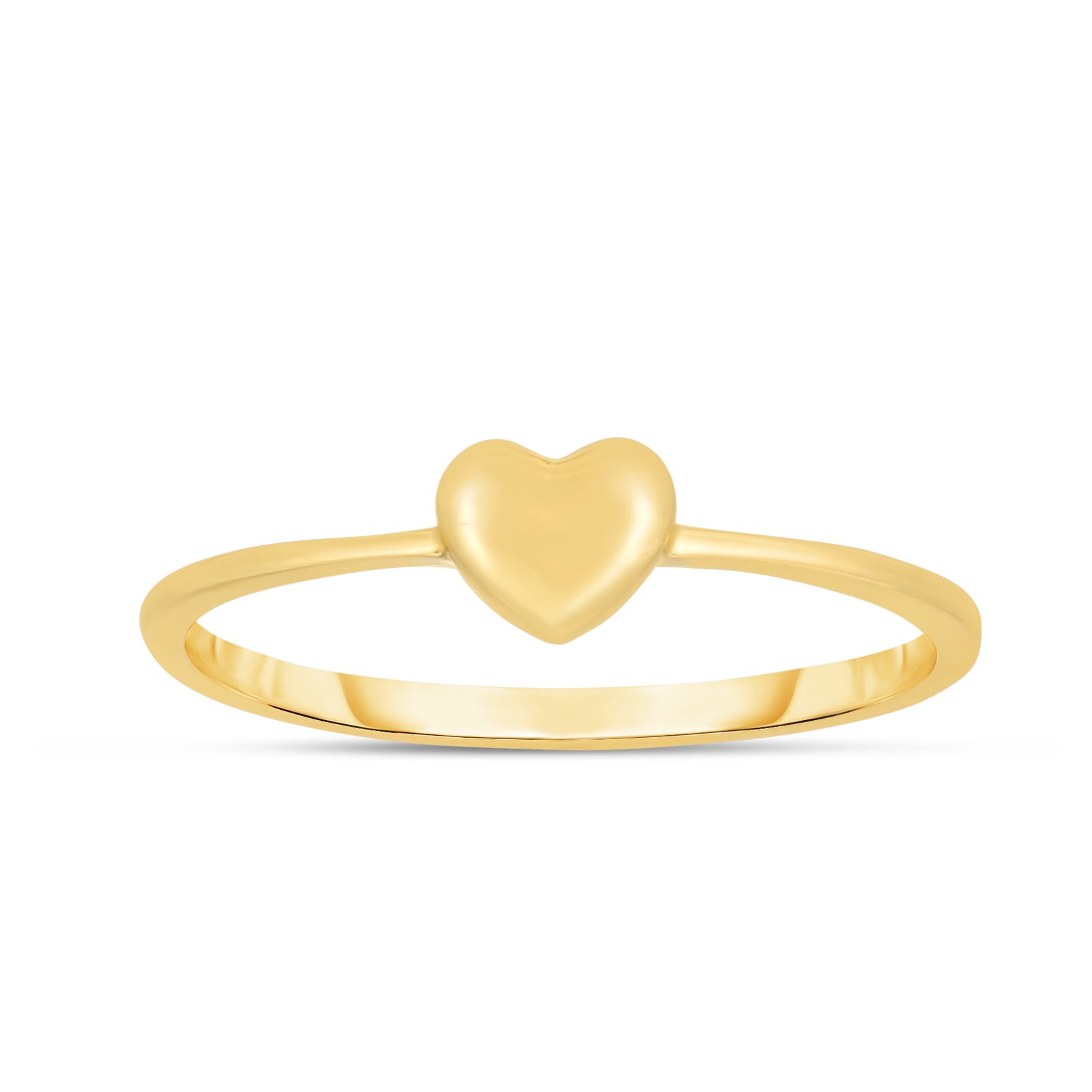 14K Gold Mini Heart Ring