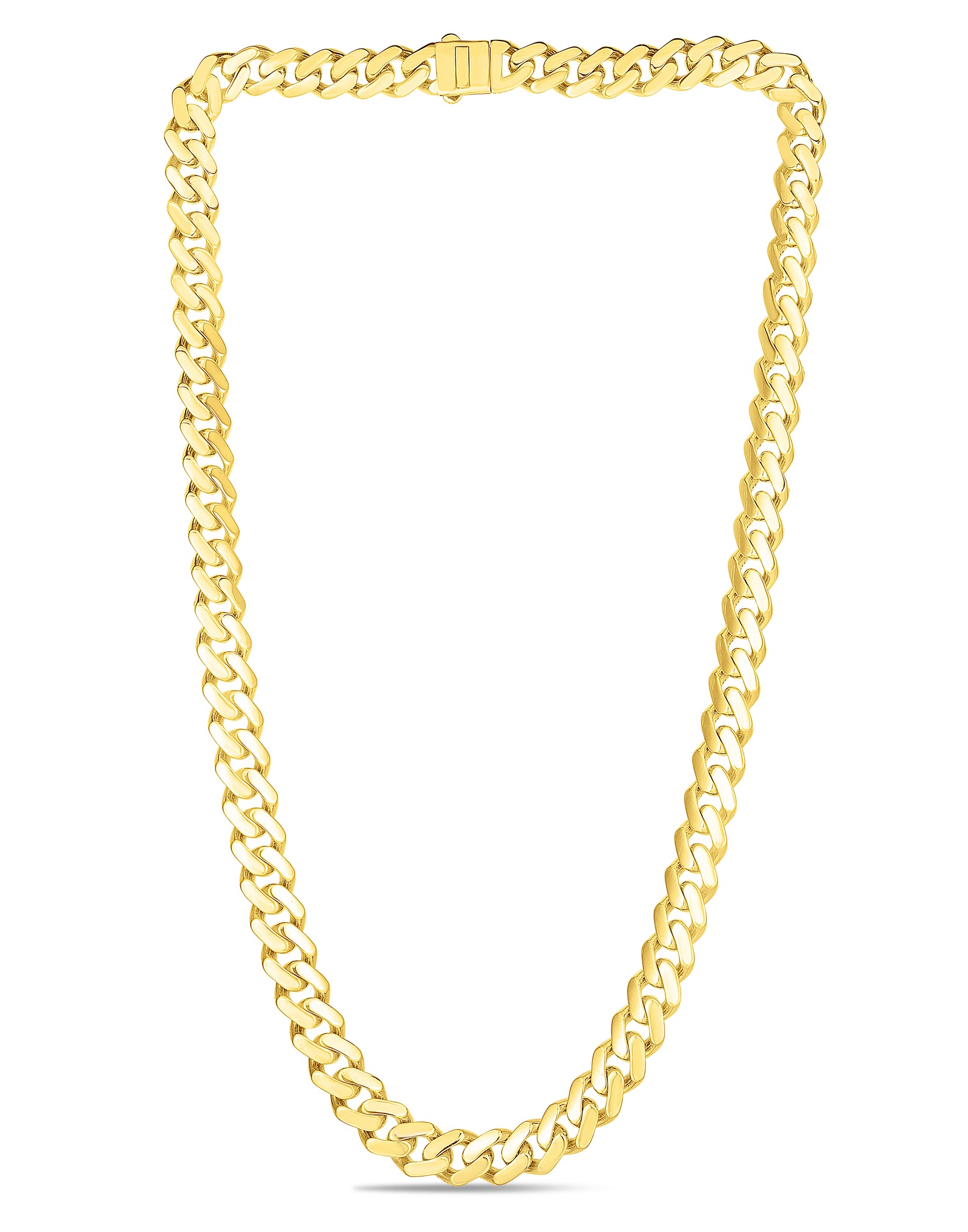 14K Gold 9.5mm Lite Miami Cuban
