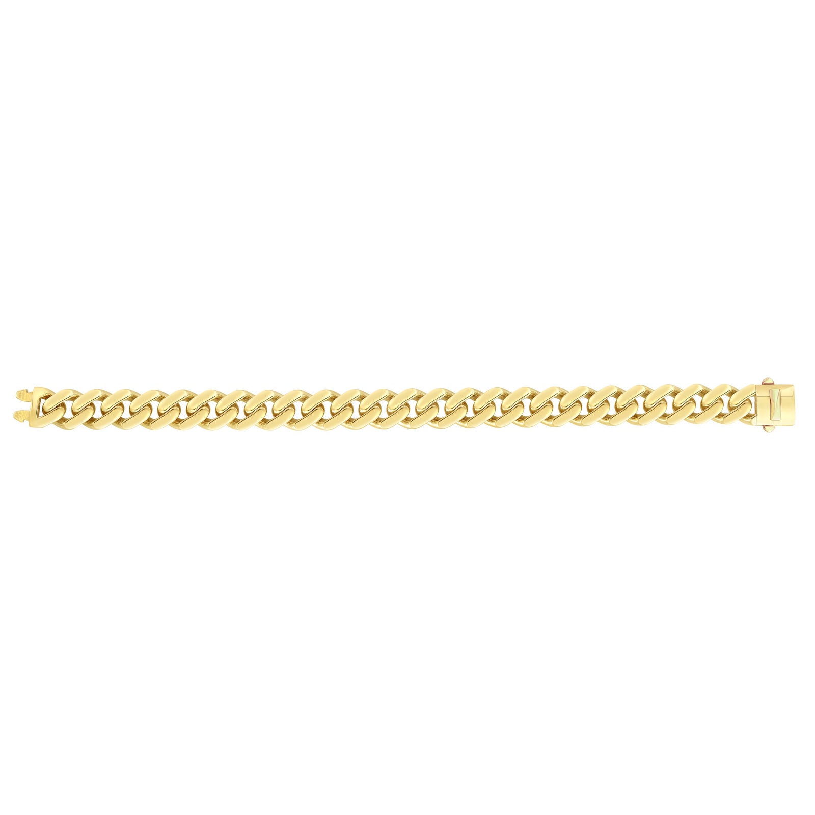 14K Gold 11.5mm Lite Miami Cuban