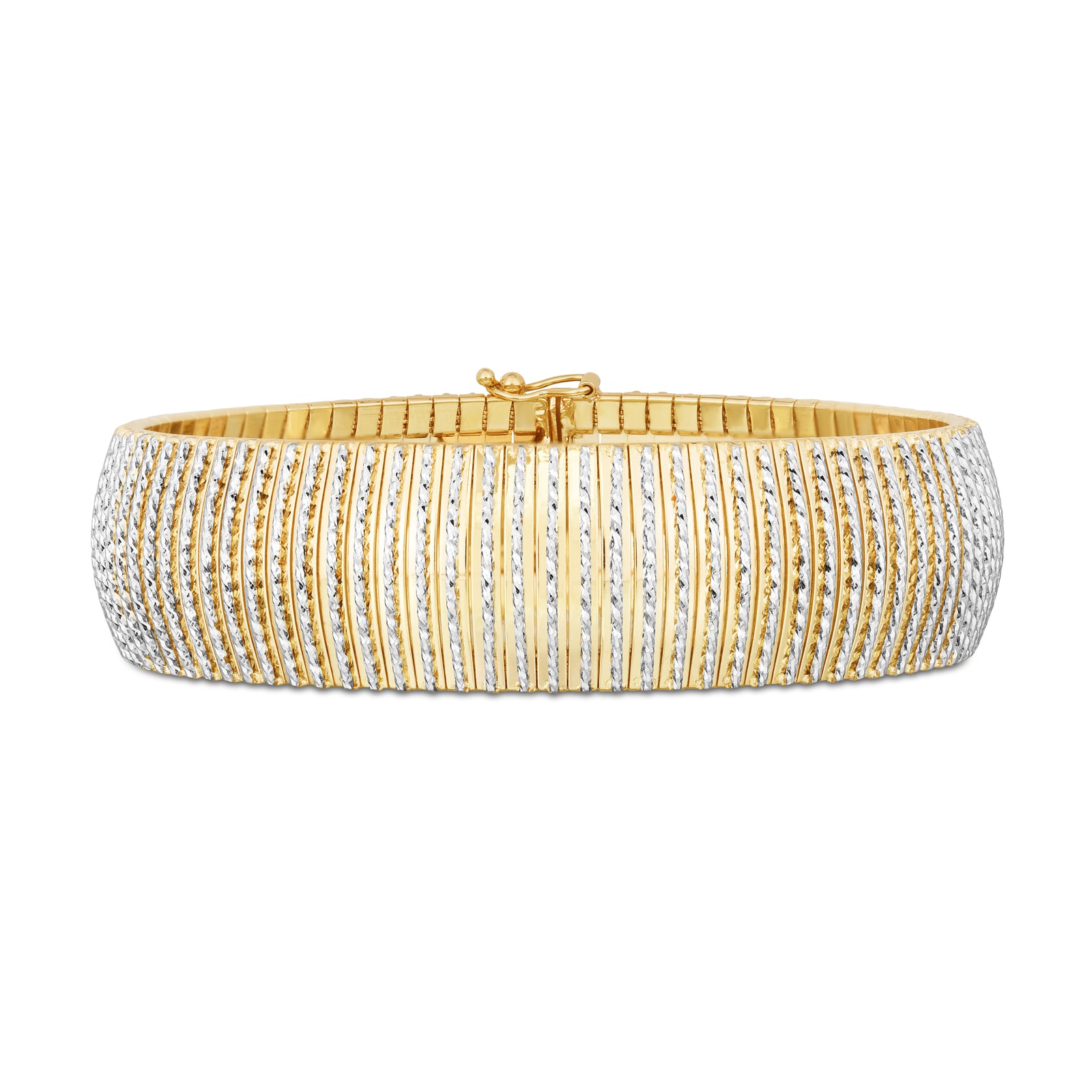 14K Bold DiamantÃ© Flex Bracelet