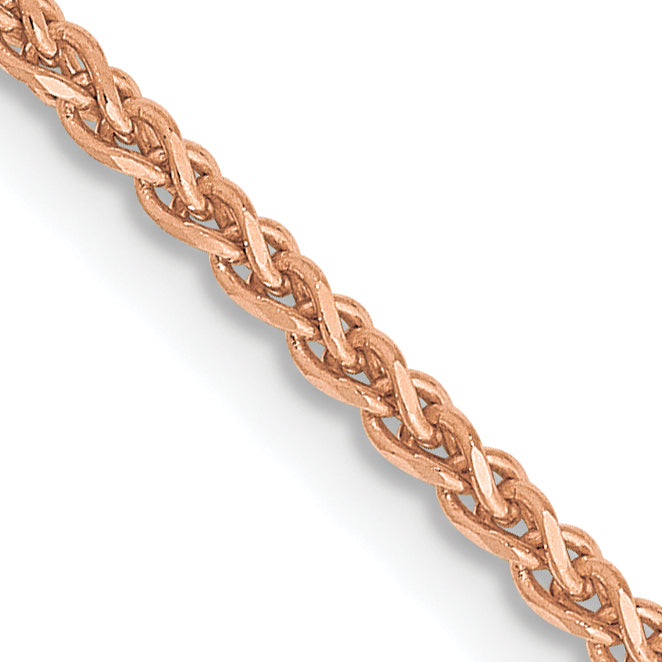 14k Rose Gold .9mm Box Chain