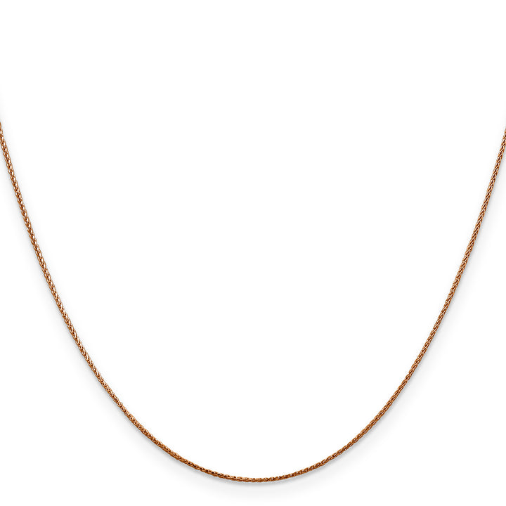 14k Rose Gold .85mm D/C Spiga Chain