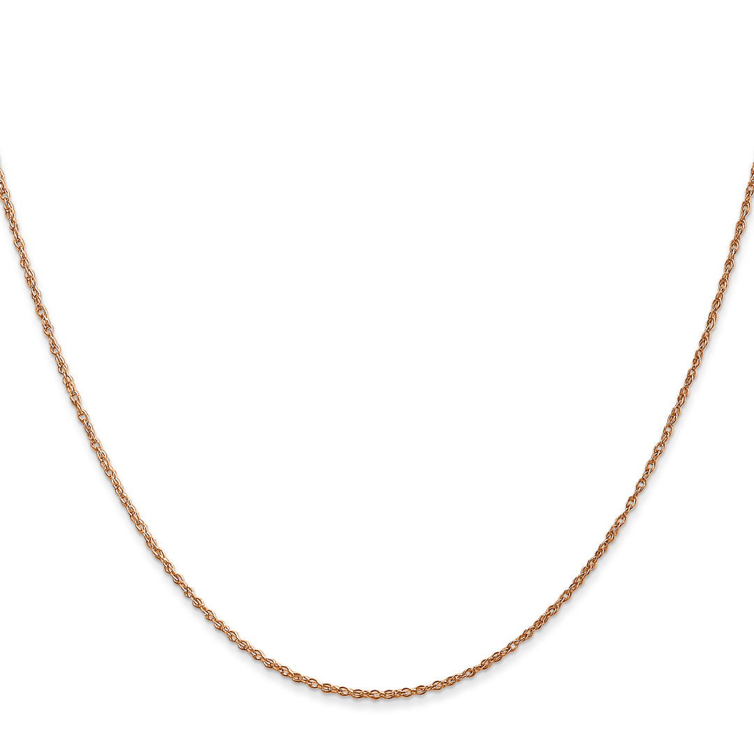 14k Rose Gold .8mm Baby Rope Chain