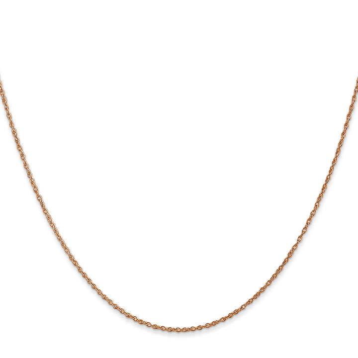 14k Rose Gold .8mm Baby Rope Chain