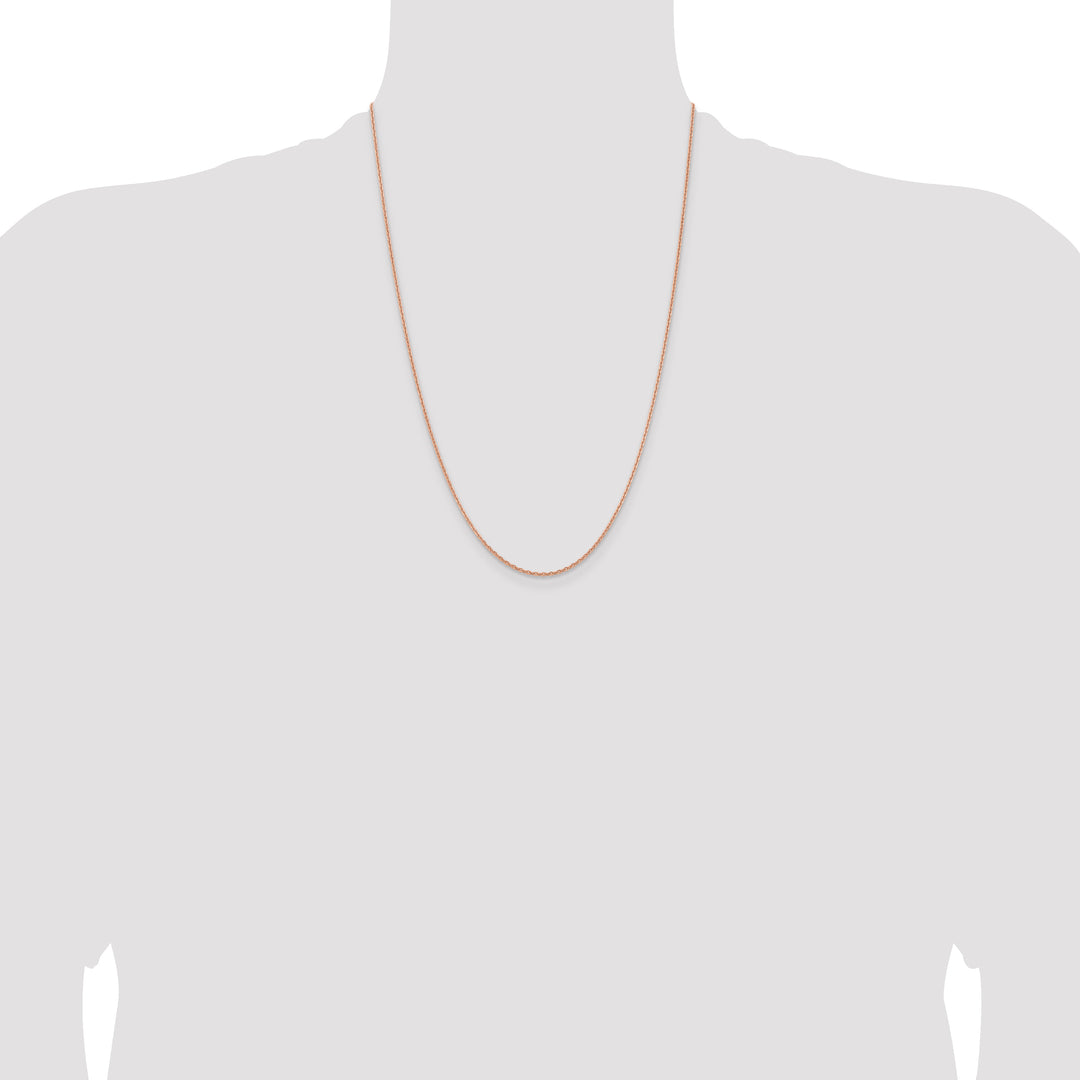 14k Rose Gold 1.8m D/C Cable Chain