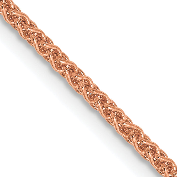 14k Rose Gold 1.05mm D/C Spiga Chain