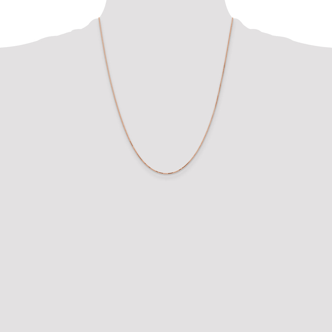 14k Rose Gold .95mm Box Chain
