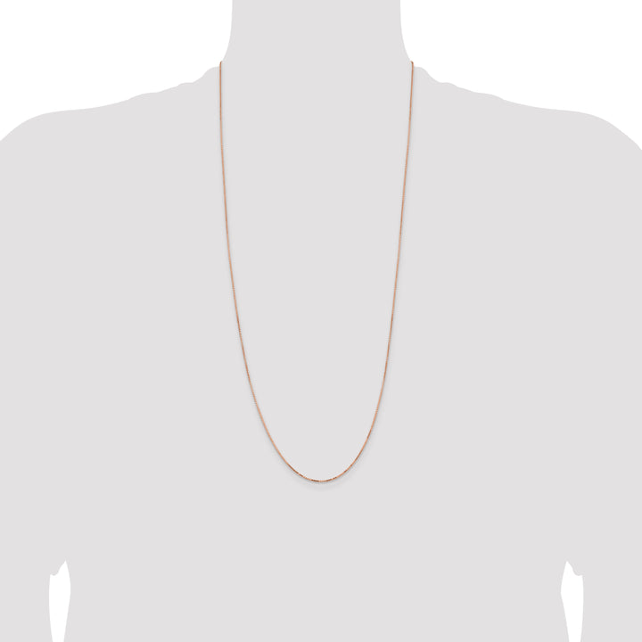 14k Rose Gold .95mm Box Chain