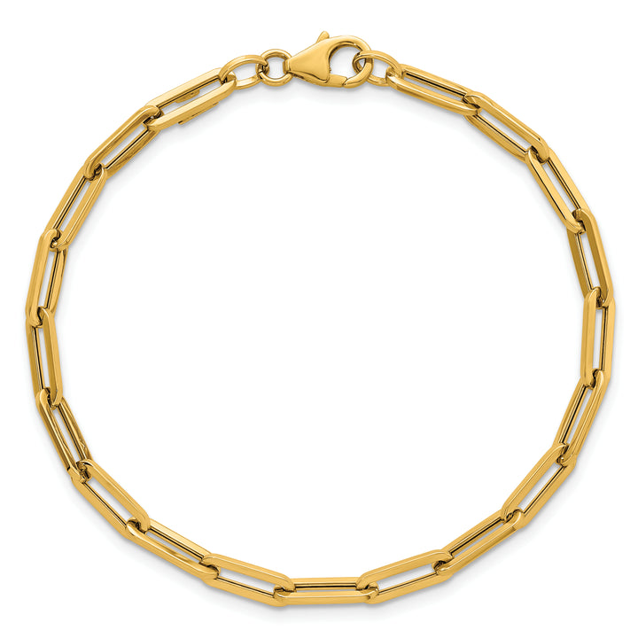 14k Polished 7.5in Paperclip Link Bracelet