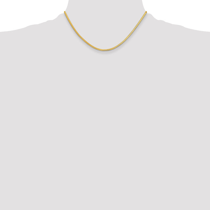 14k 2.5mm Silky Herringbone Chain