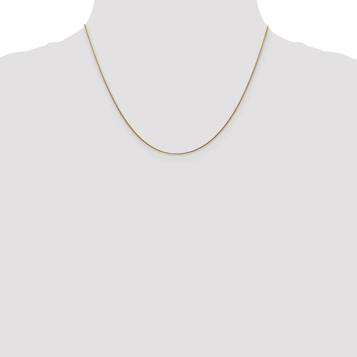 14k .8mm Round Snake Chain