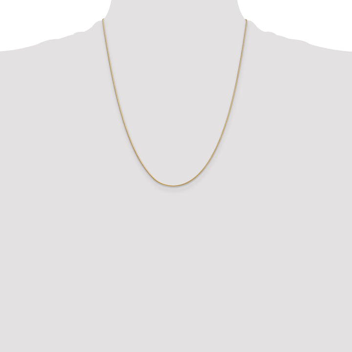 14k .9mm Round Snake Chain