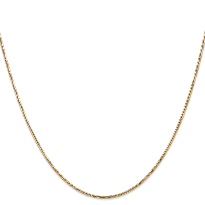 14k 1.6mm Round Snake Chain