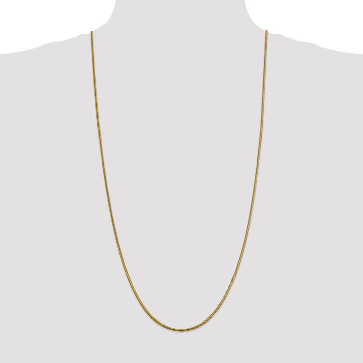 14k 1.85mm Round Snake Chain