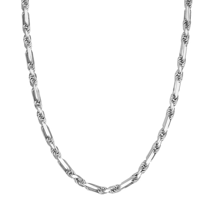 Sterling Silver 5.80mm D/C Figarope Milano Chain