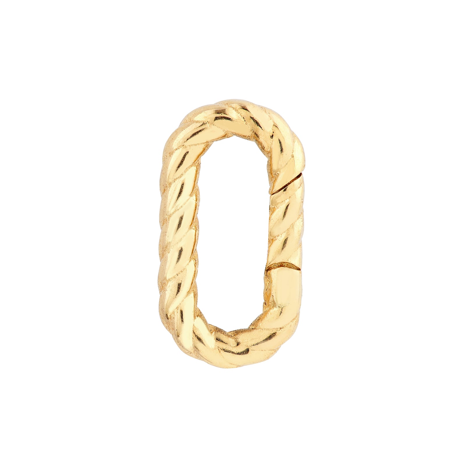 Oval Twist Link Snap Lock
