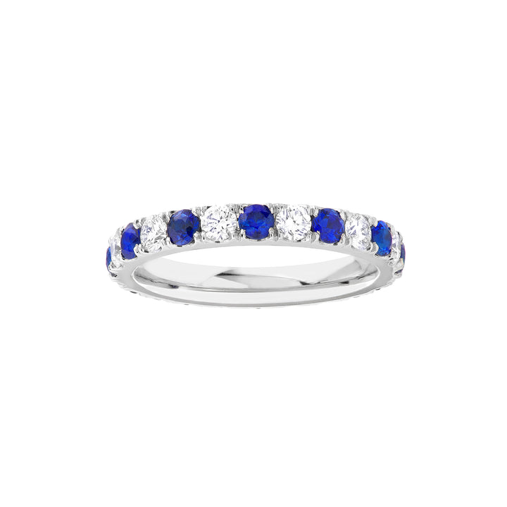 Sapphire & Diamond Eternity Band (1-7/8tcw)