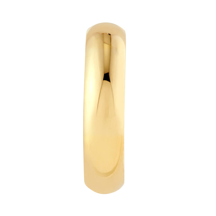 20mm D-Tube Round Hoop Earrings