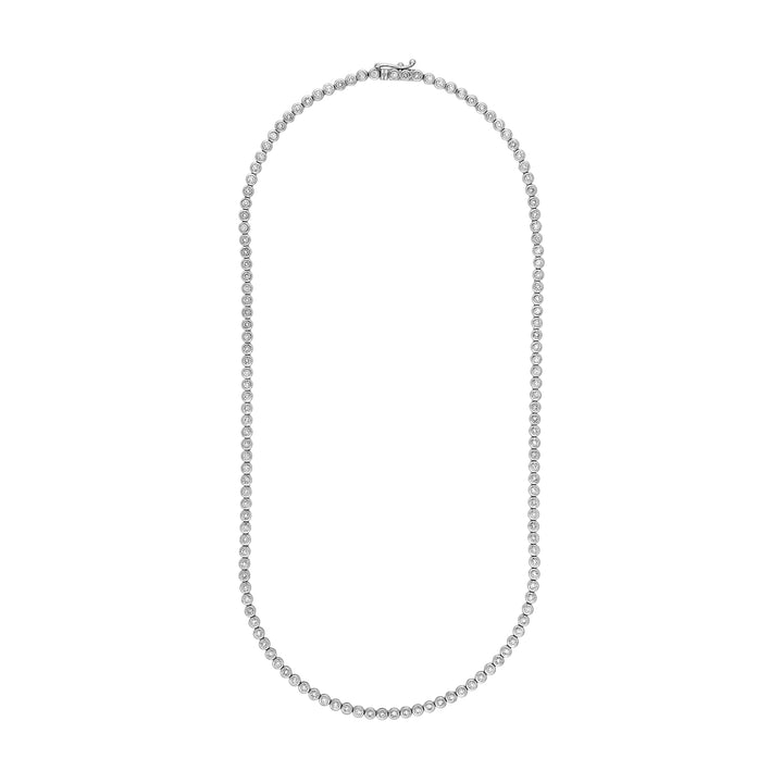 Bezel Set Diamond Necklace (4-1/6tcw)