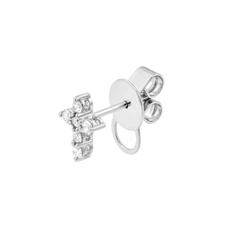 Diamond Cross Earrings (1/4tcw)