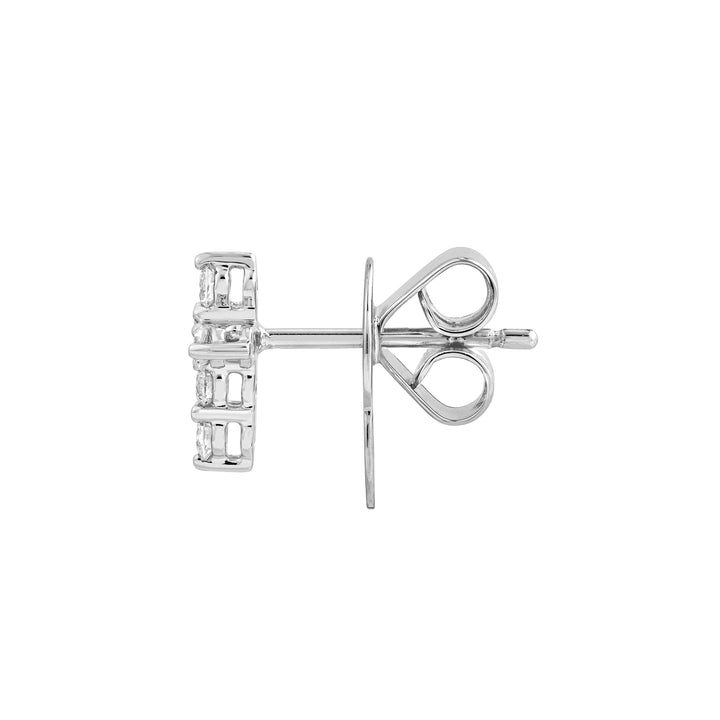 Diamond Cross Earrings (1/4tcw)