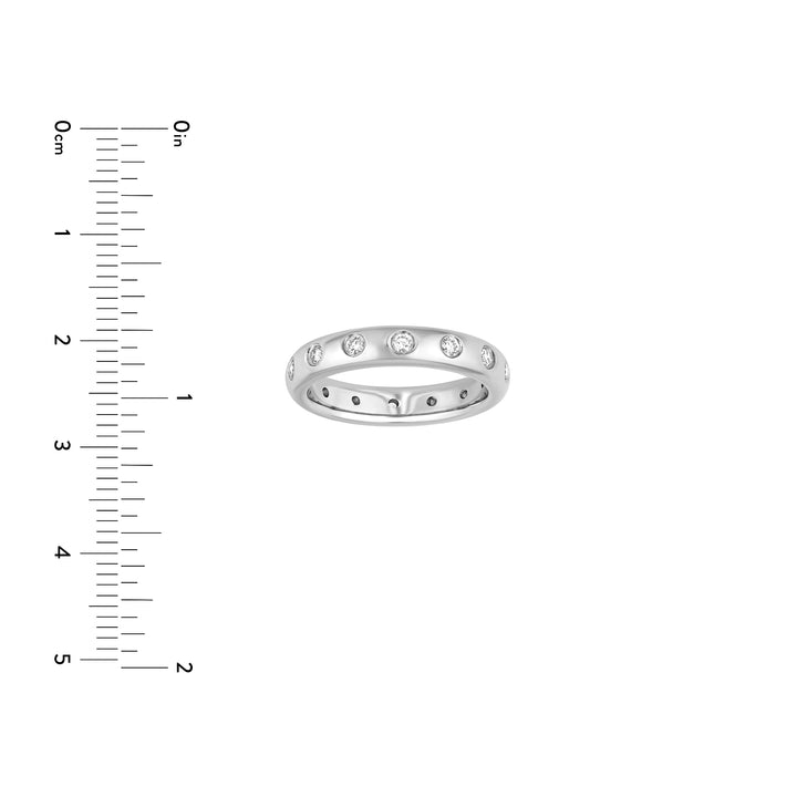 1/2tcw Round Diamond Straight Band Ring