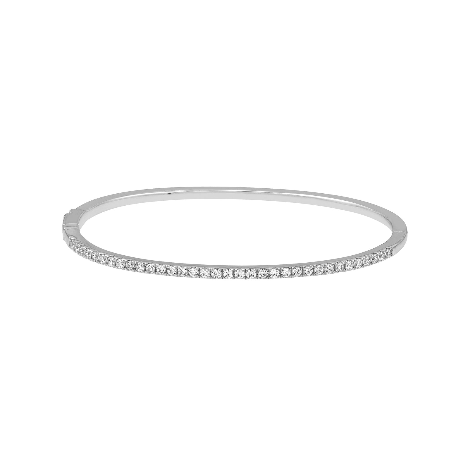 Diamond Half Bangle Bracelet (7/8tcw)