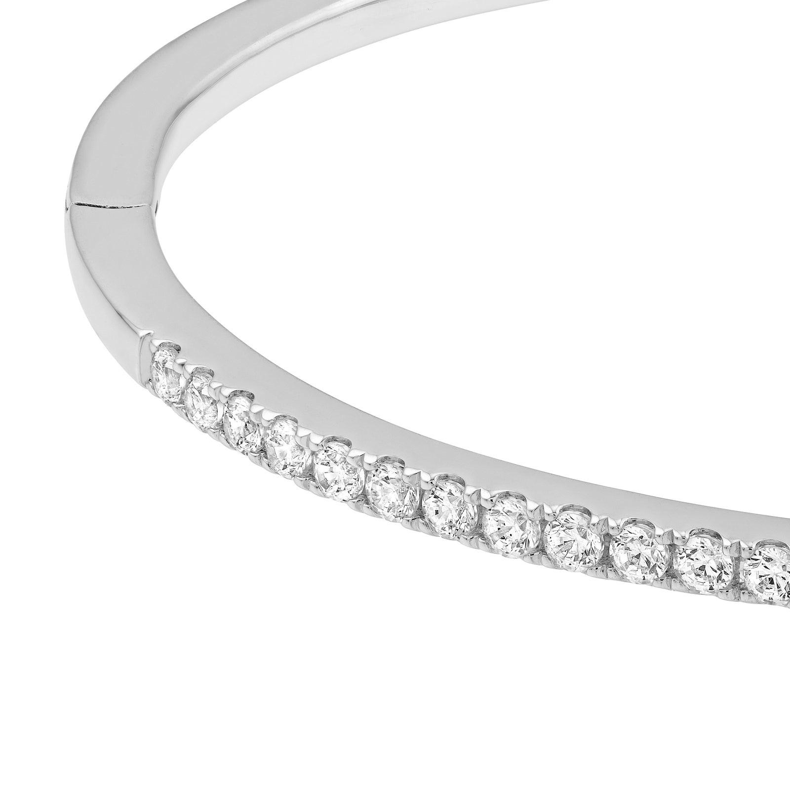 Diamond Half Bangle Bracelet (7/8tcw)
