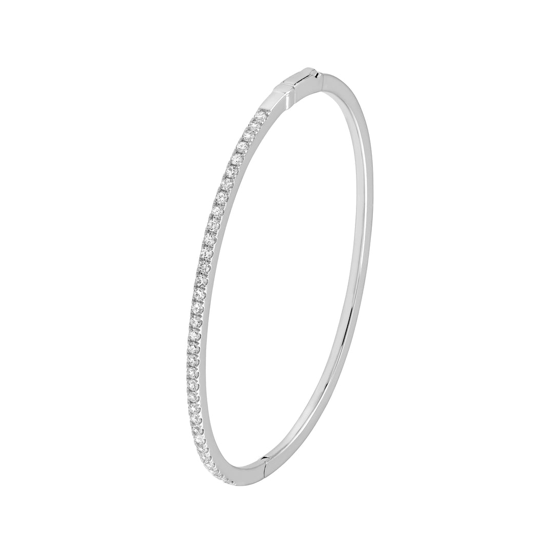 Diamond Half Bangle Bracelet (7/8tcw)