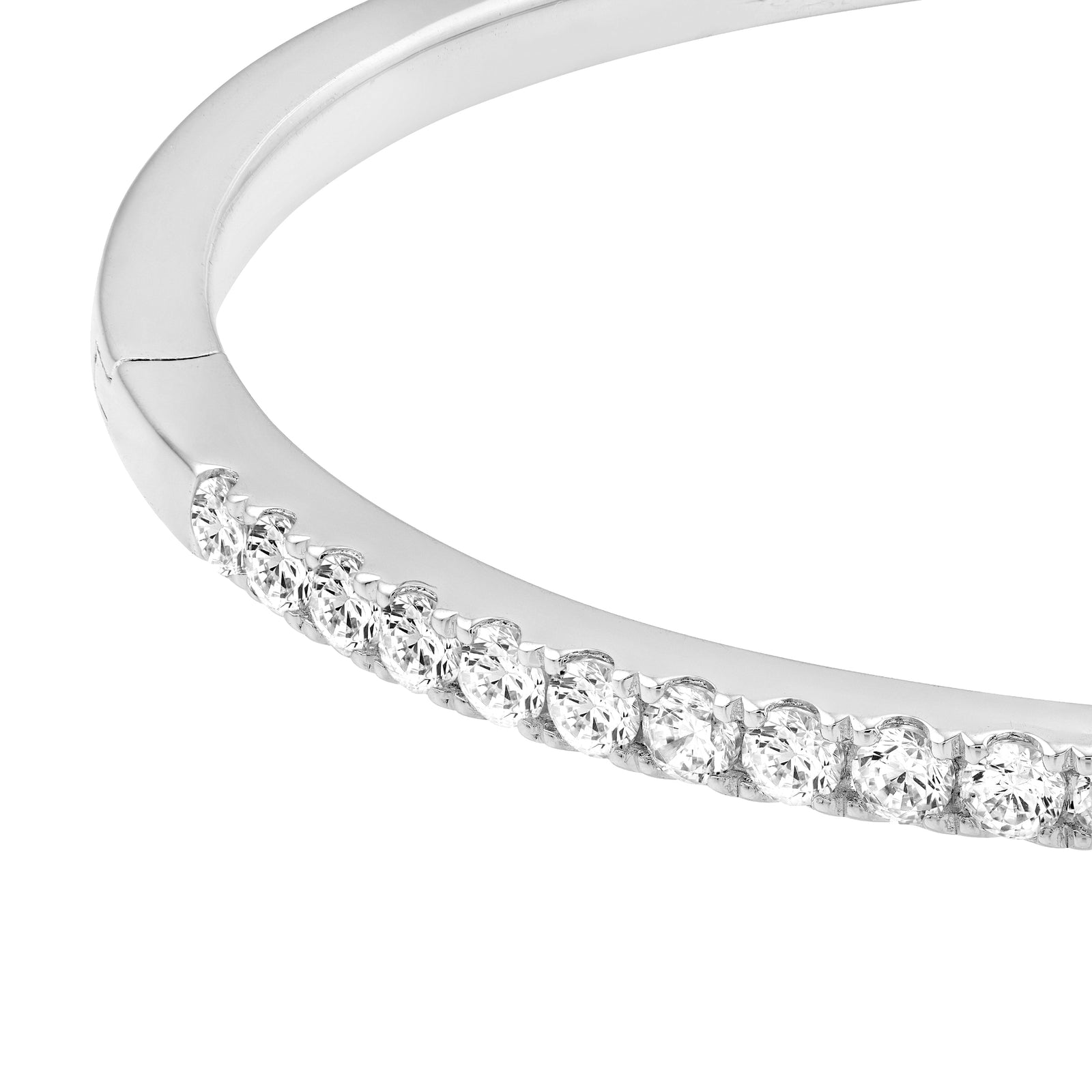 Diamond Half Bangle Bracelet (1-3/8tcw)