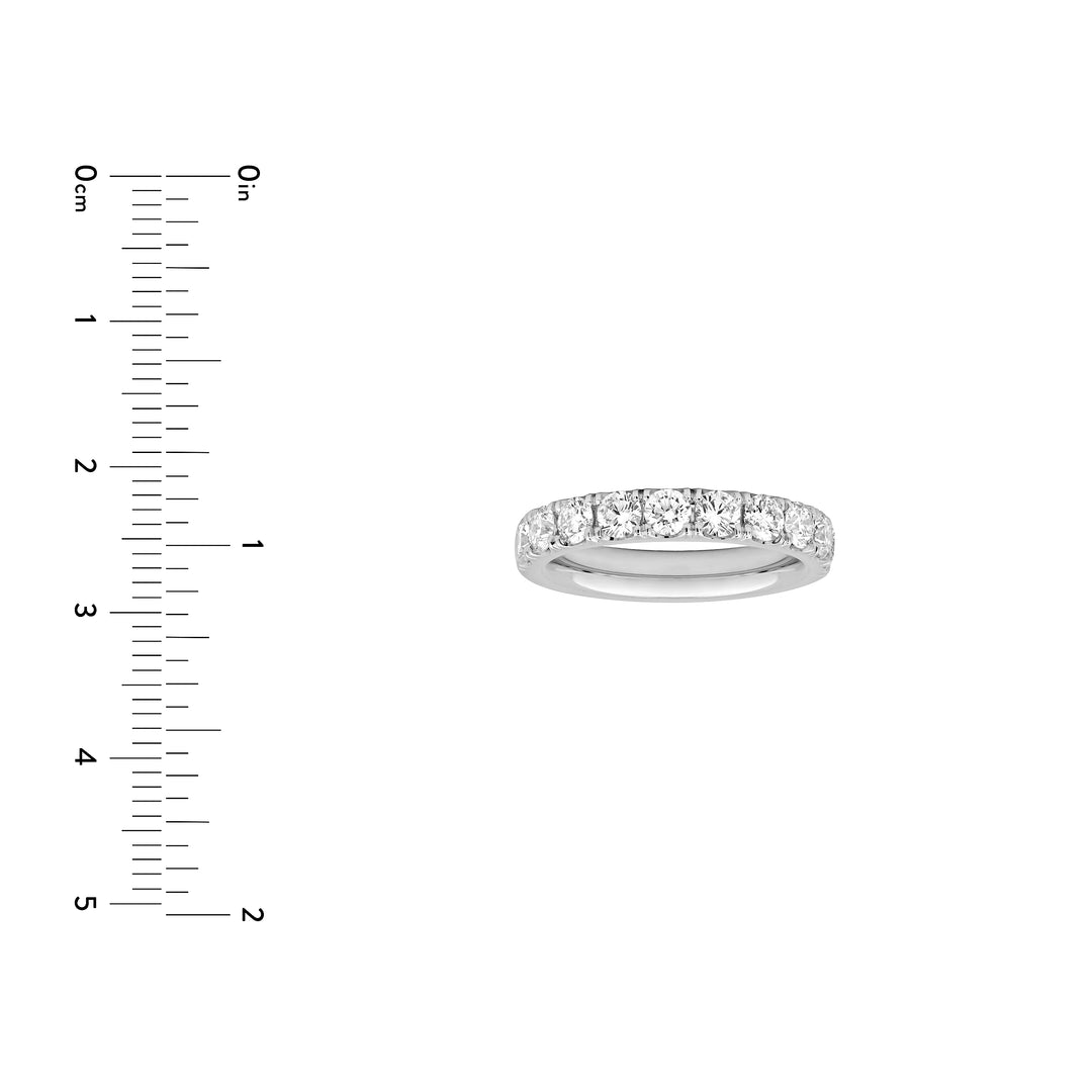 1-1/3ct Diamond Half Eternity Band