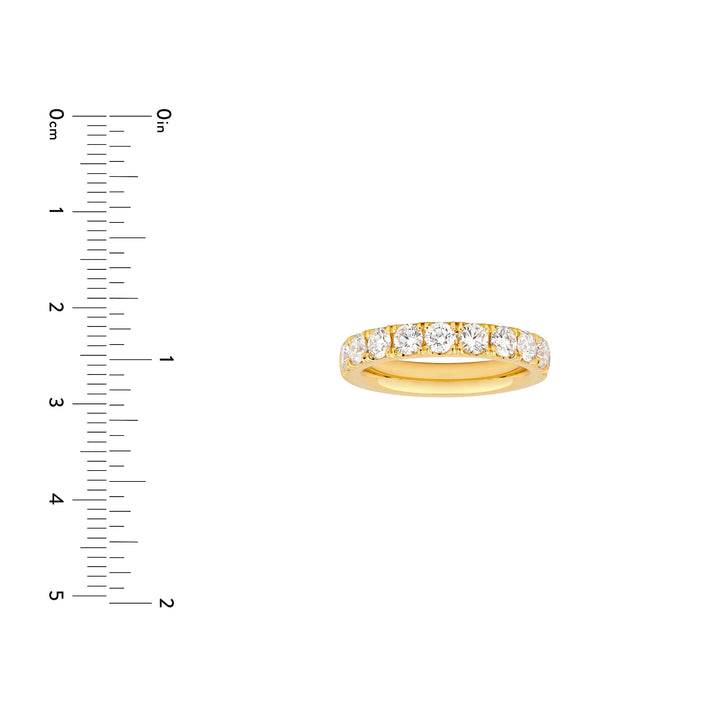 1-1/3ct Diamond Half Eternity Band