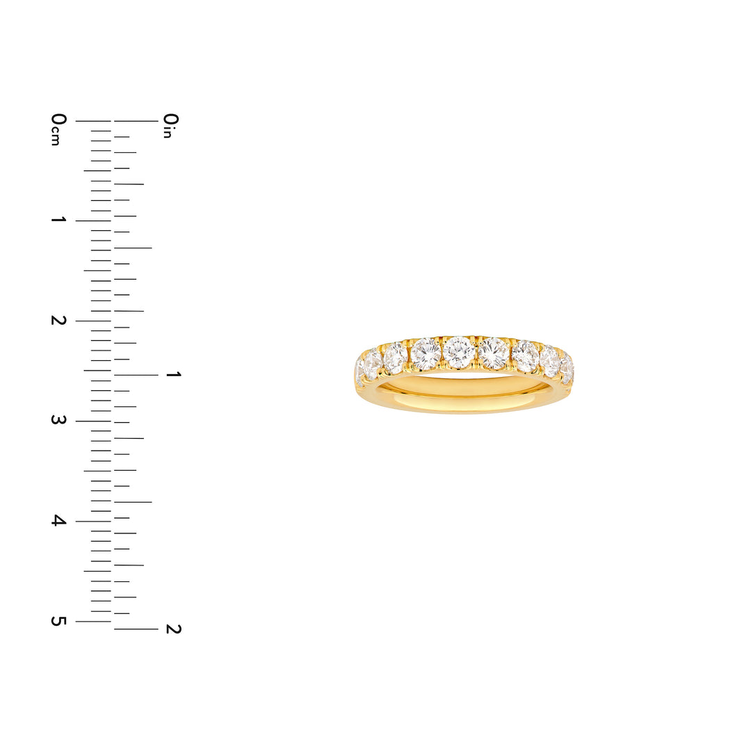 1-1/3ct Diamond Half Eternity Band