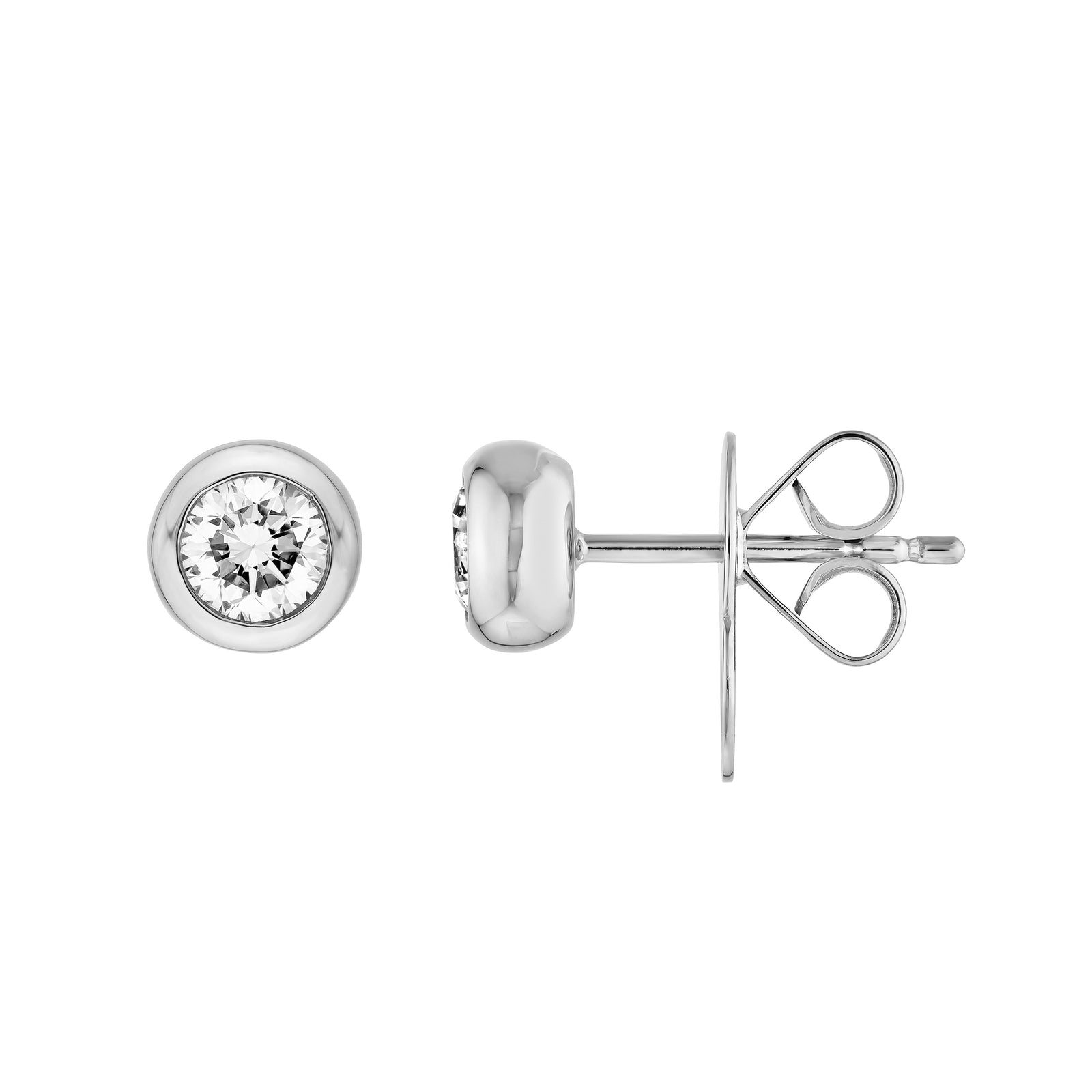 1/2tcw Round Diamond Stud Earrings