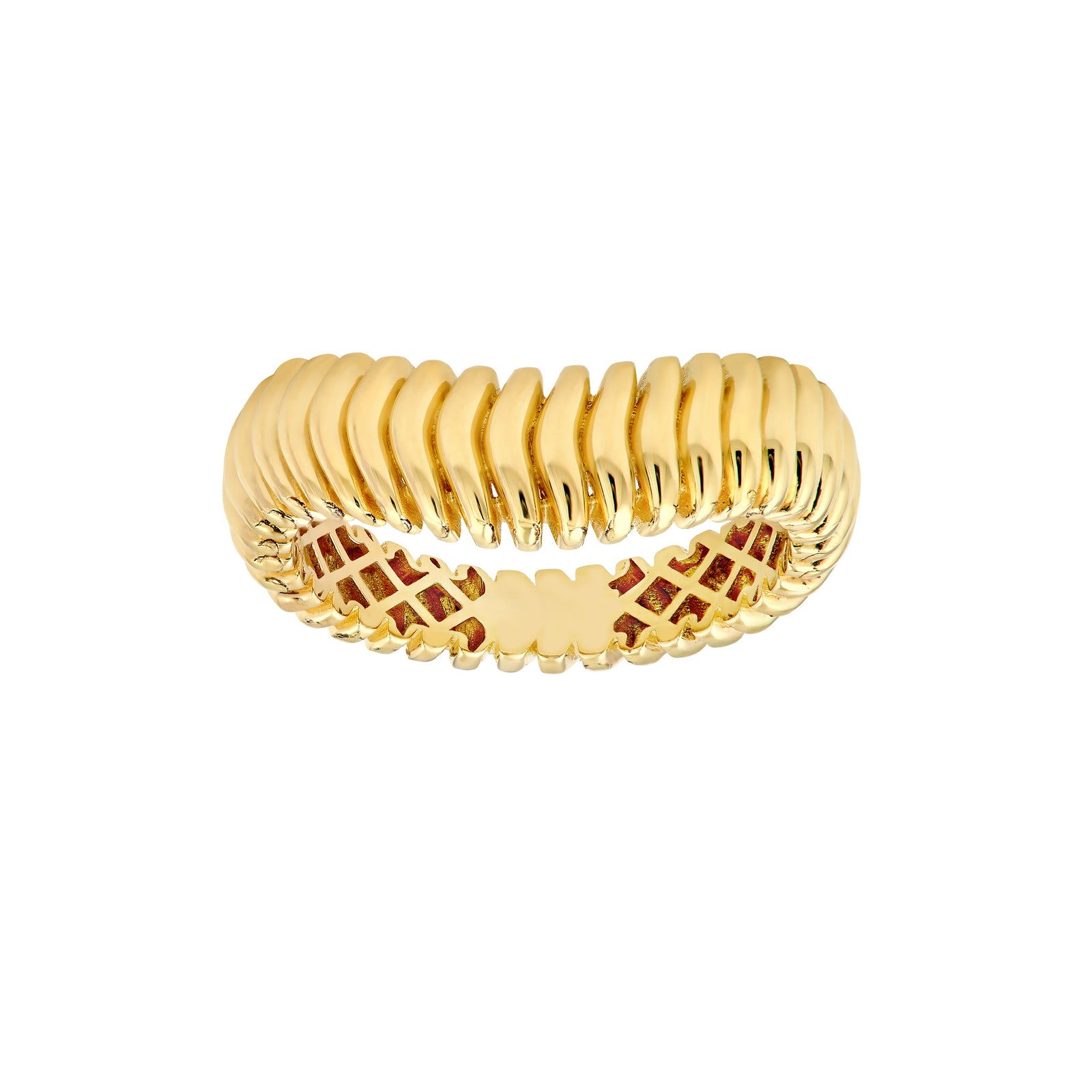 Wavy Design Band Ring