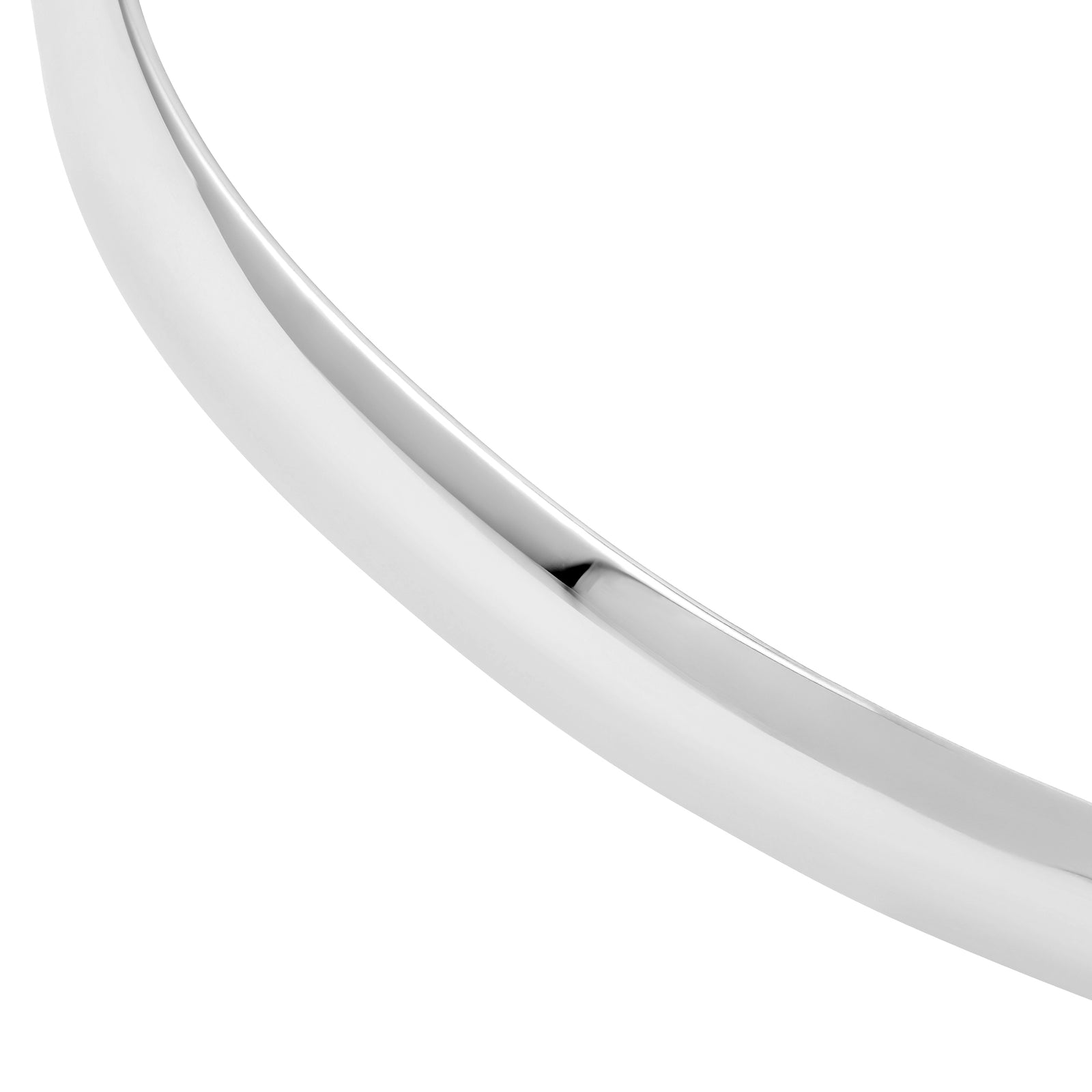 6mm Flat Oval Tube Bangle