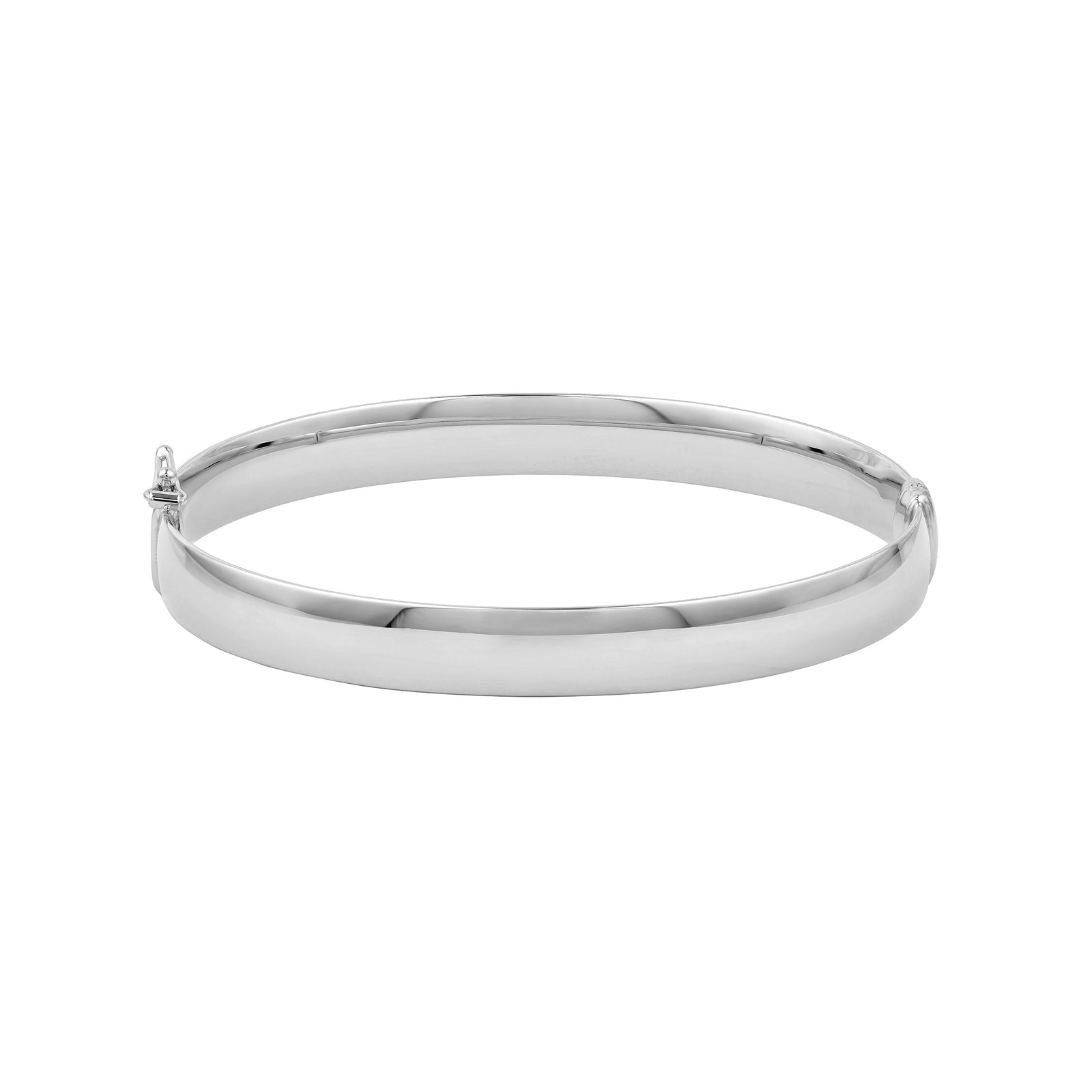 8mm Flat Oval Tube Bangle