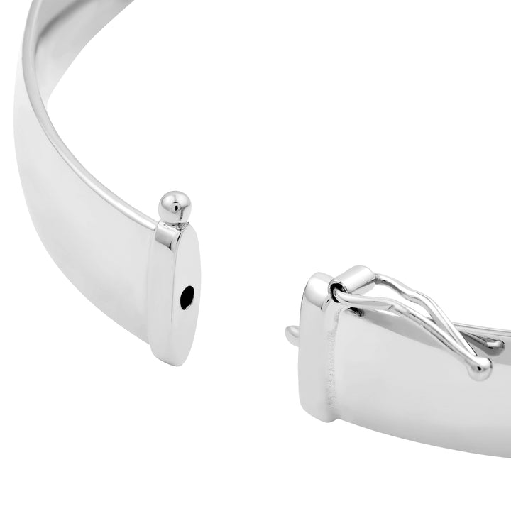 8mm Flat Oval Tube Bangle