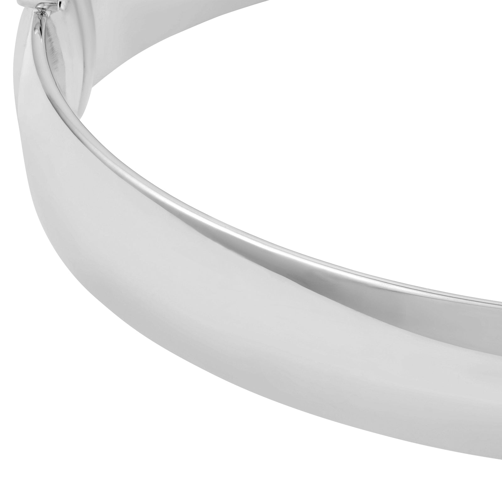 10mm Flat Oval Tube Bangle