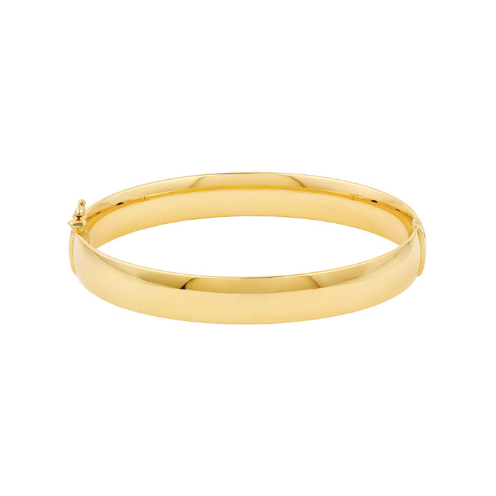 10mm Flat Oval Tube Bangle