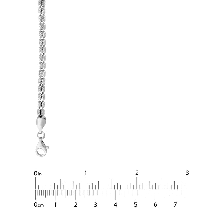3.6mm Sterling Silver Ice Chain [4 row]
