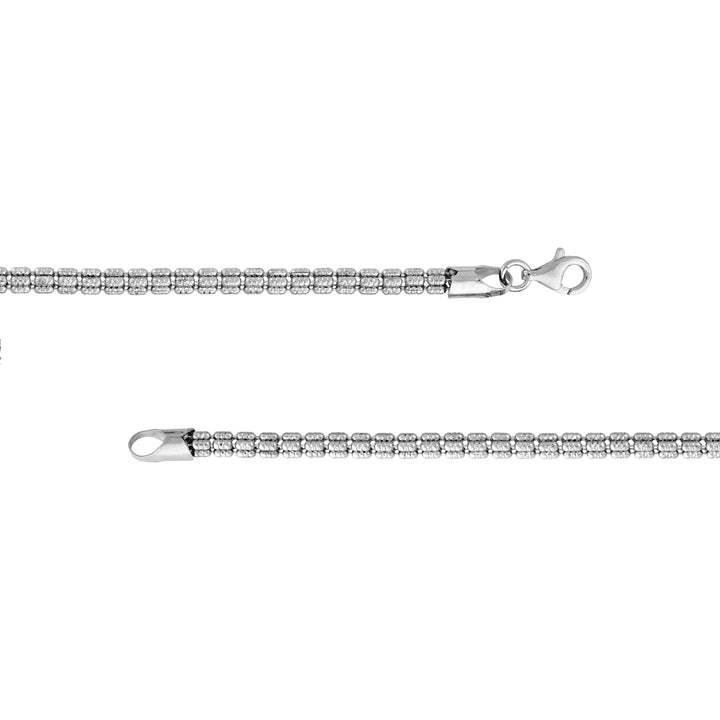 4.85mm Sterling Silver Ice Chain [5 row]