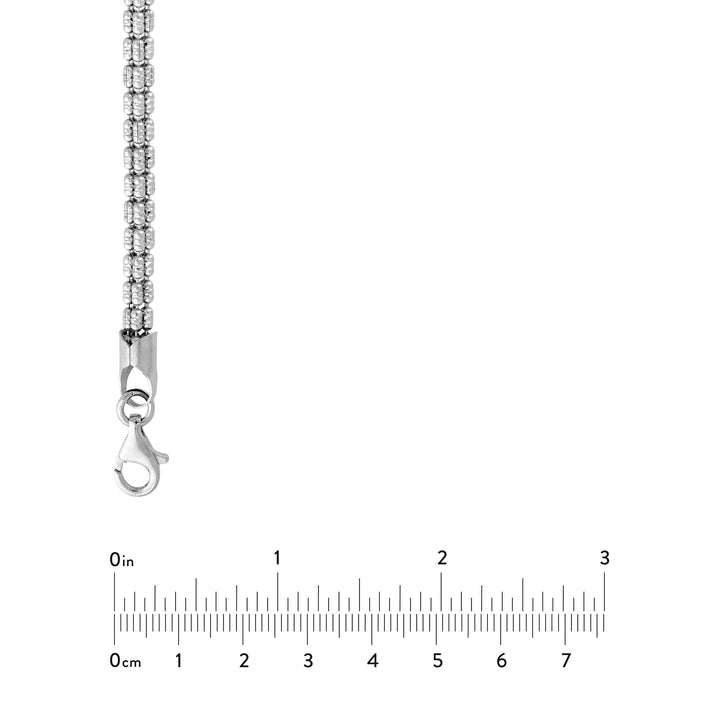 4.85mm Sterling Silver Ice Chain [5 row]