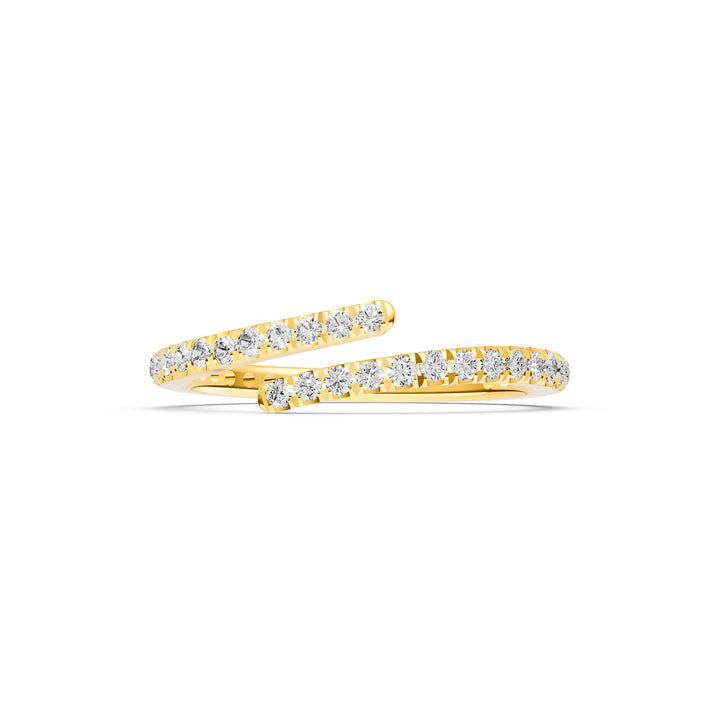 1/2tcw Diamond Pavé Wrap Ring