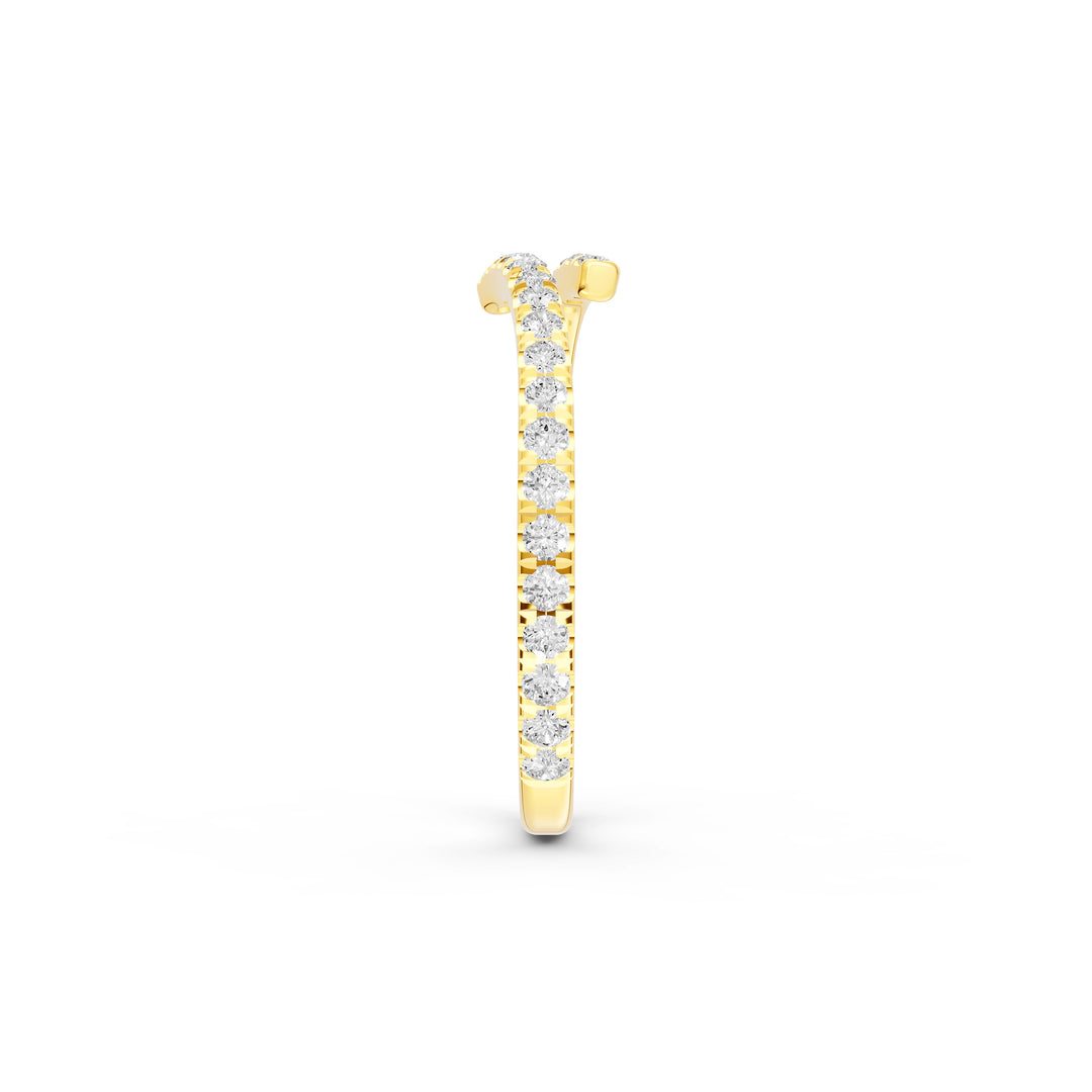 1/2tcw Diamond Pavé Wrap Ring